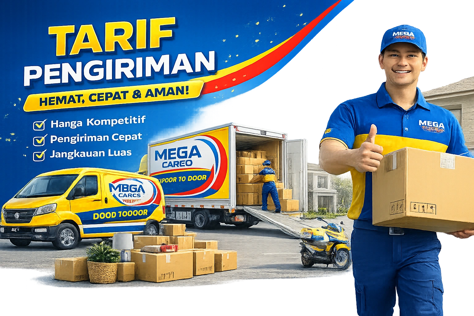 Jasa ekspedisi dan jasa cargo Mega Cargo Indonesia